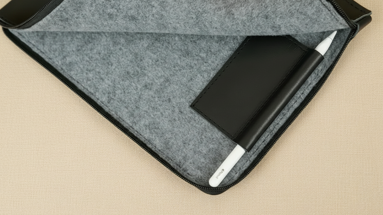 iPad Hülle mit Reißverschluss