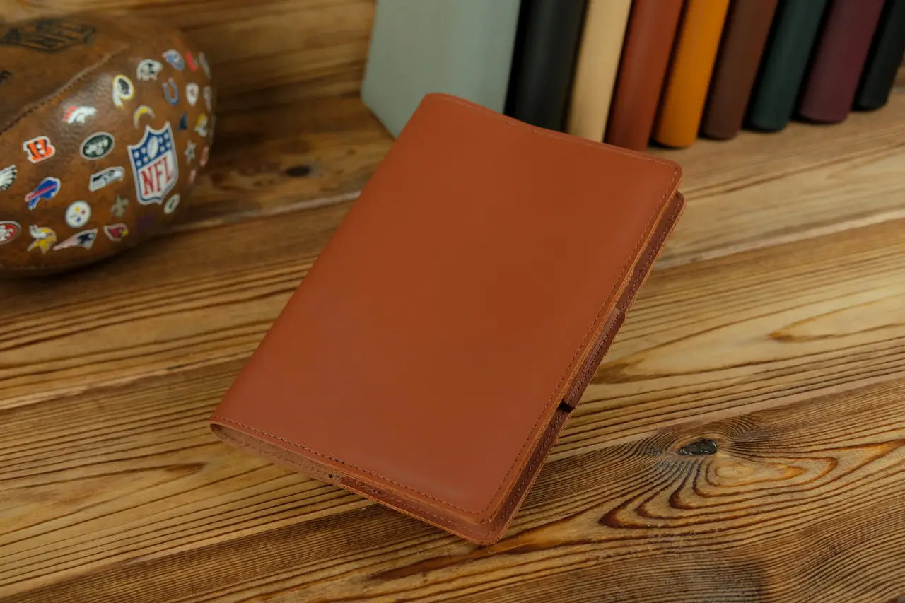 Leder A5-Notizbuchhülle zum Nachfüllen