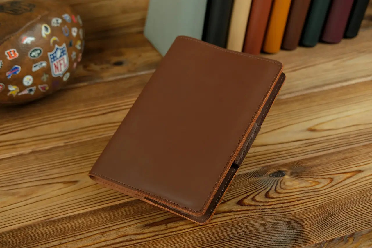 Leder A5-Notizbuchhülle zum Nachfüllen