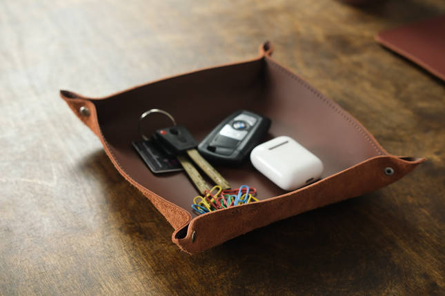 Leder Taschenleerer