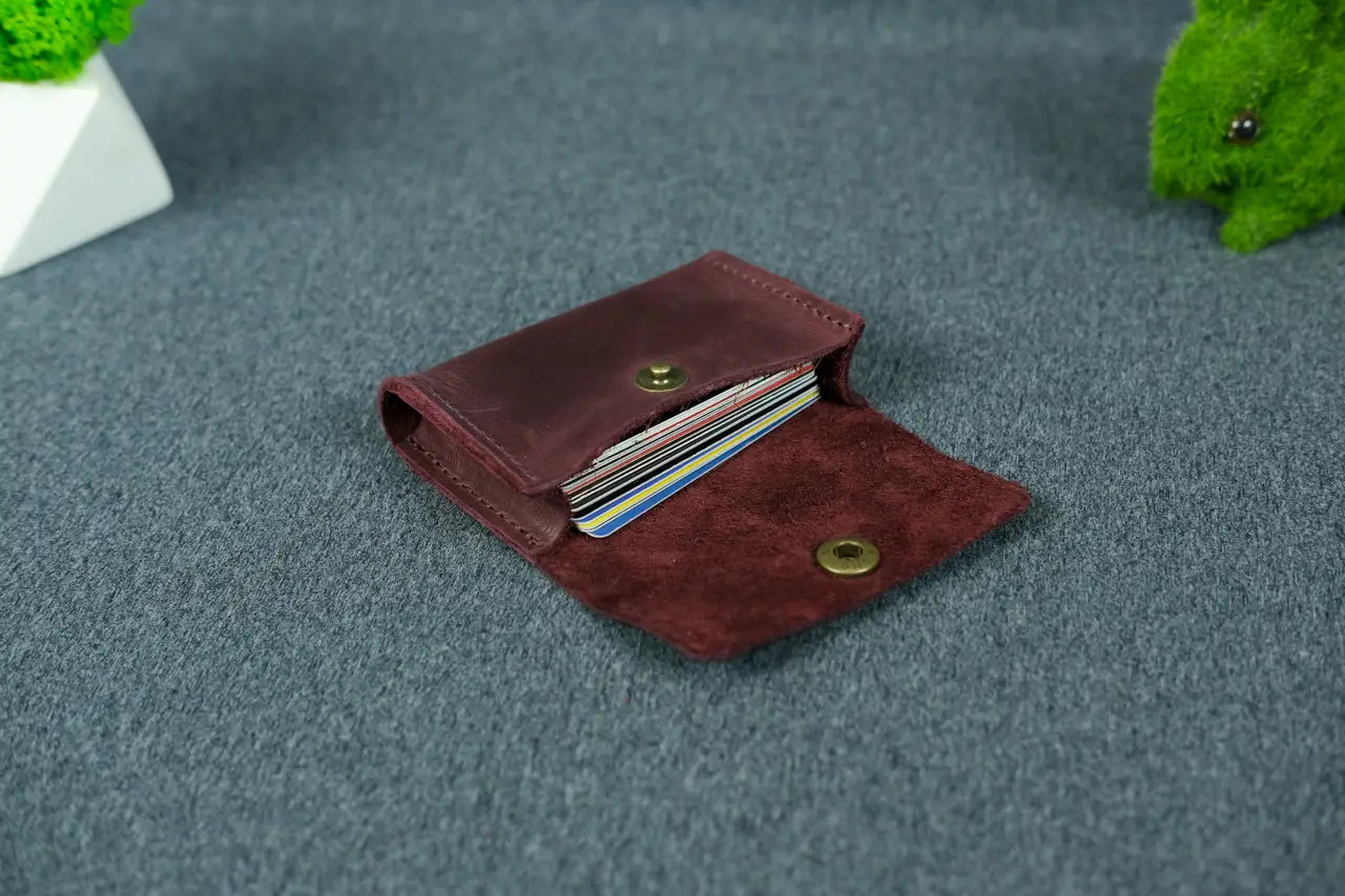 Leather business card holder